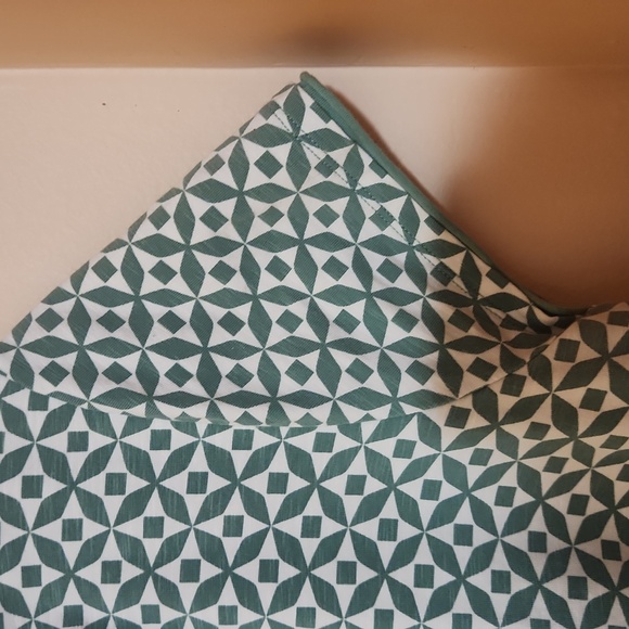 BODEN Jenny Retro MCM Geometric Print Dress in Green and white: US 12R - Picture 3 of 9